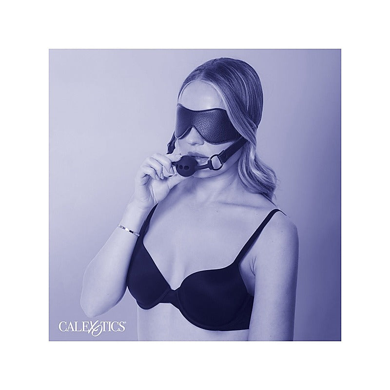 Eye Mask and Ball Gag by California Exotics - Masks And Blindfolds