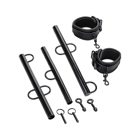 Nocturnal Collection Spreader Bar with Cuffs - Spreaders and Hangers