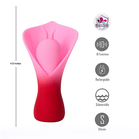 Maia Toys Maia MINA Rechargeable Fluttering Flower Stimulator Clitoral - Personal Massagers