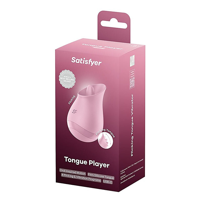 Tongue Player Rechargeable Clitoral Stimulator by Satisfyer - Clit Ticklers and Pulsators