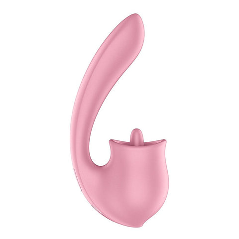Tongue Genius Vibrator with Clit Stimulator by Satisfyer - Clit Ticklers and Pulsators