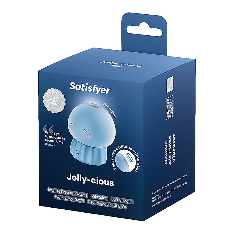 Jelly-cious Rechargeable Air Pulse Clit Stimulator - Clit Ticklers and Pulsators