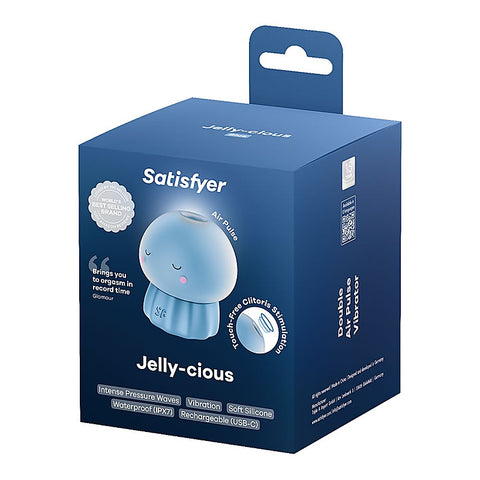 Jelly-cious Rechargeable Air Pulse Clit Stimulator - Clit Ticklers and Pulsators