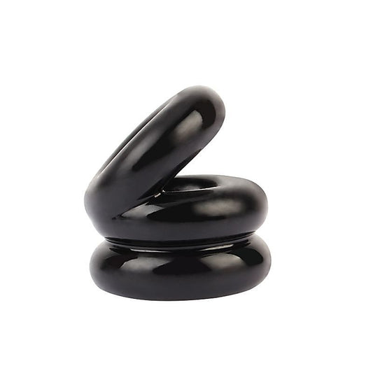 Stacked Dual Pleasure Male Pleasure Cock Ring by Chisa - Stretchy Cock Rings