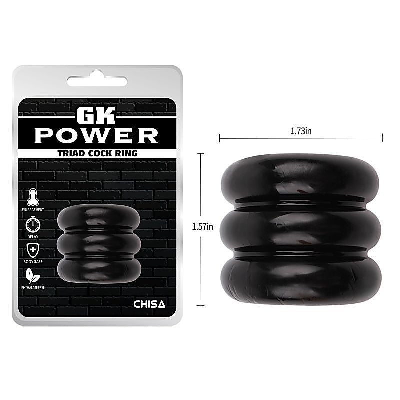 Triad Erection Enhancer Cock Rings by Chisa - Stretchy Cock Rings