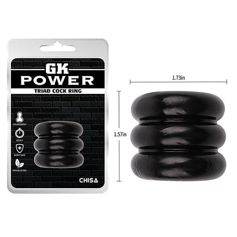 Triad Erection Enhancer Cock Rings by Chisa - Stretchy Cock Rings