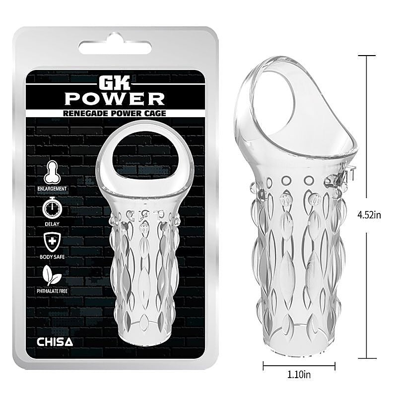 Renegade Men's Pleasure Power Cage by Chisa - Male Chastity