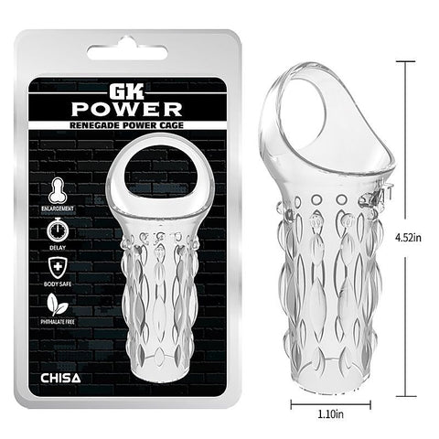 Renegade Men's Pleasure Power Cage by Chisa - Male Chastity