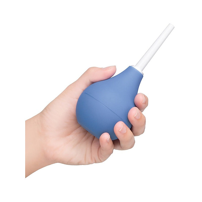 B Vibe Compact Anal Cleansing Enema Douche with Easy Squeeze Bulb - Enemas and Douches