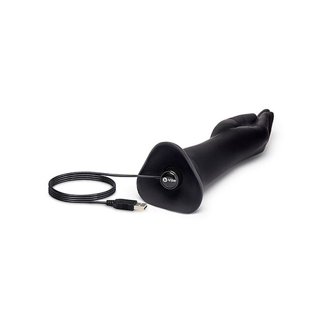 B Vibe USB Rechargeable Vibrating Silicone Fisting Dildo IPX7 Waterproof - Realistic Dildos