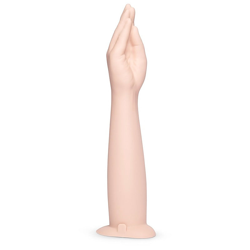 B Vibe Silicone Hand Fisting Dildo With Suction Base 16.5 Inch - Realistic Dildos