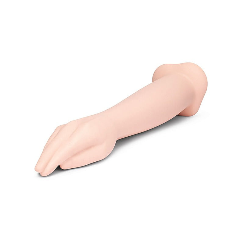 B Vibe Silicone Hand Fisting Dildo With Suction Base 16.5 Inch - Realistic Dildos