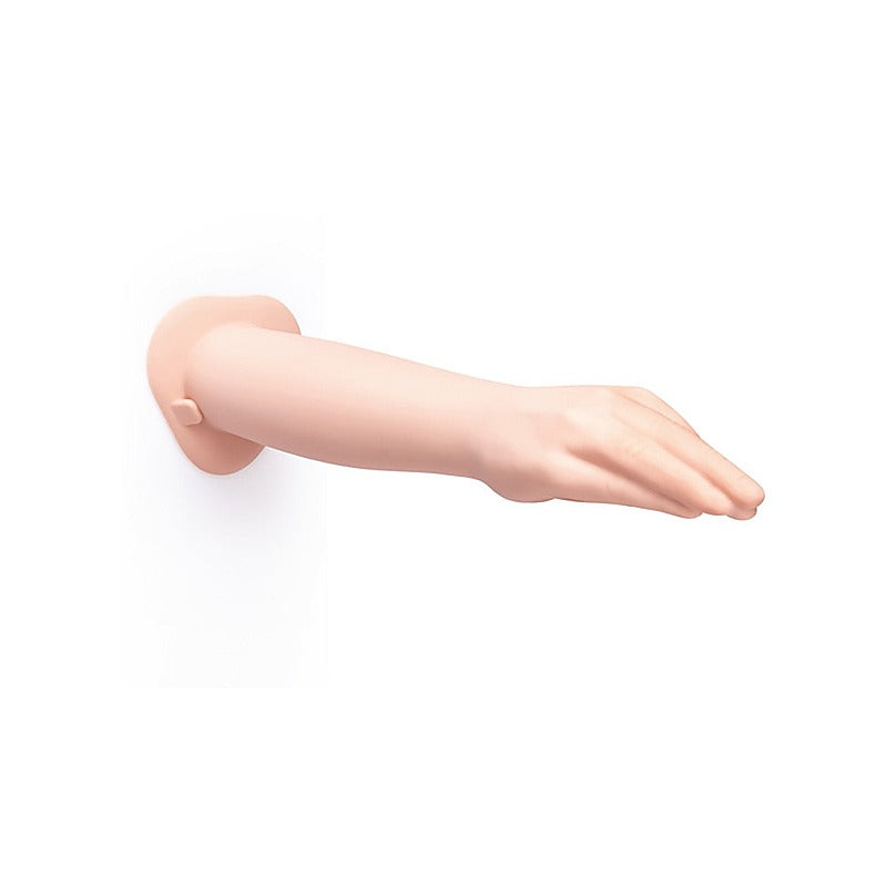 B Vibe Silicone Hand Fisting Dildo With Suction Base 16.5 Inch - Realistic Dildos
