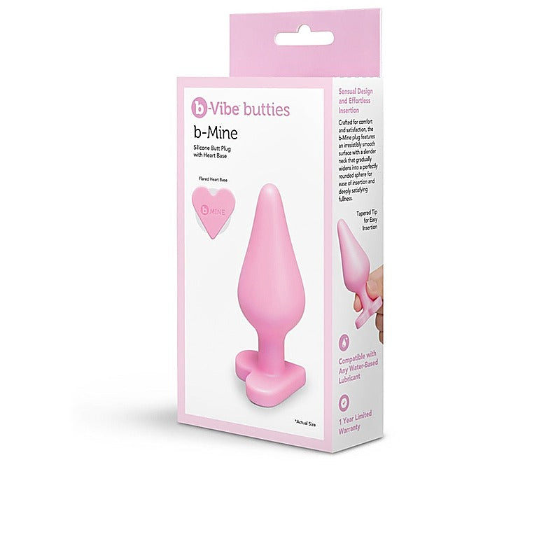 Butties B-Mine Silicone Butt Plug by B-Vibe - Butt Plugs