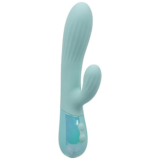 Aura Dual Ripple Rabbit Vibrator by California Exotics - Rabbit Vibrators