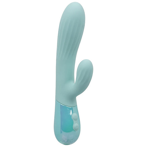 Aura Dual Ripple Rabbit Vibrator by California Exotics - Rabbit Vibrators