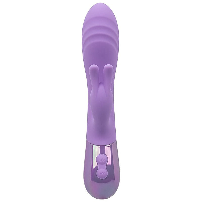 Aura Dual Bunny Ears Rabbit Massager by California Exotics - Rabbit Vibrators