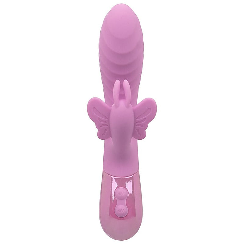 Aura Dual Flutter 10 Function Rabbit Vibrator - Rabbit Vibrators