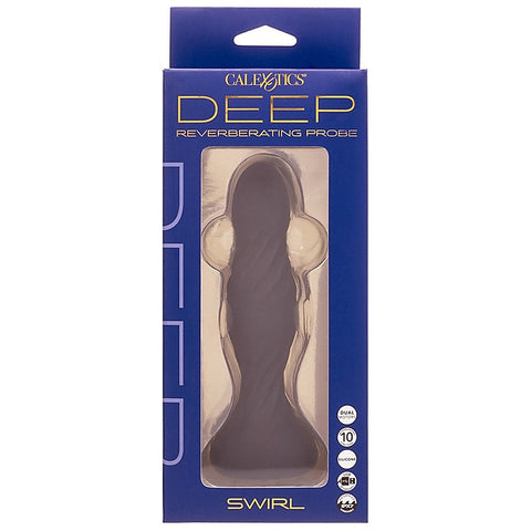 Deep Swirl Reverberating Butt Plug by California Exotics - Butt Plugs
