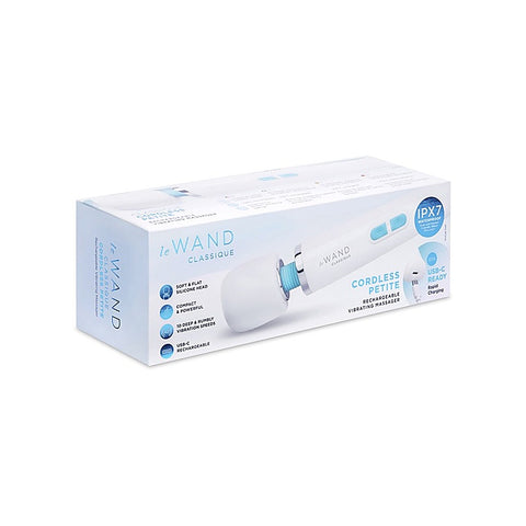 Le Wand Classique Petite Cordless Wand Vibrator with USB C Charging - Body Wands