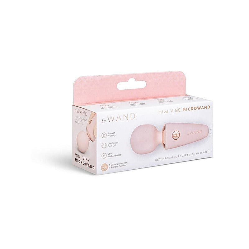 Le Wand Mini Micro Multi Functions Wand Massager Compact Travel Vibrator - Body Wands