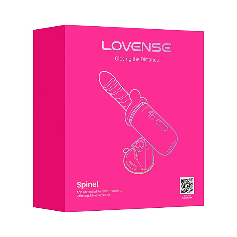 Spinel Handheld Portable Thrusting Dildo by Lovense - Realistic Dildos
