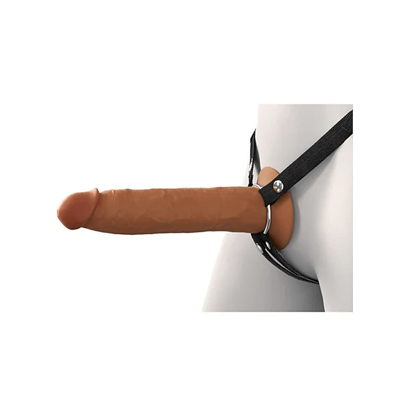 FX Elite 9in Silicone Hollow Strap-On by Pipedream Products - Strap On Sextoys