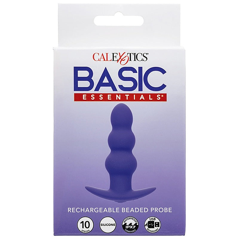 Rechargeable Beaded Anal Probe by California Exotics - Butt Plugs