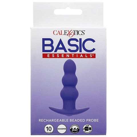 Rechargeable Beaded Anal Probe by California Exotics - Butt Plugs