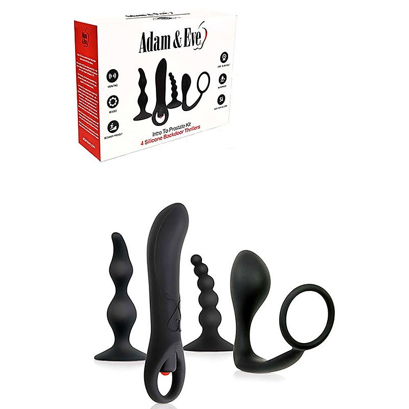 4 Piece Intro to Prostate Pleasure Kit by Adam & Eve - Unclassified