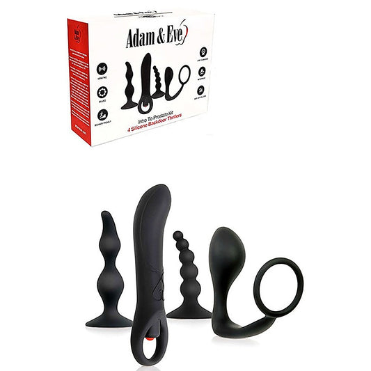 4 Piece Intro to Prostate Pleasure Kit by Adam & Eve - Unclassified