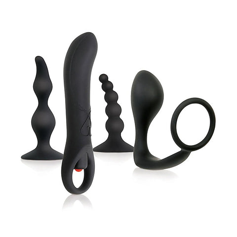 4 Piece Intro to Prostate Pleasure Kit by Adam & Eve - Unclassified