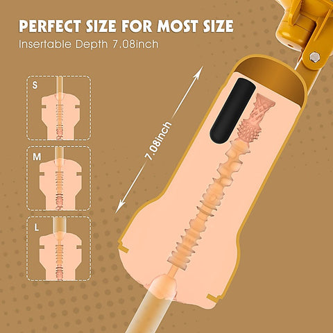Lara Realistic Vagina Vibrating Cup by Chisa - Masturbators and Strokers