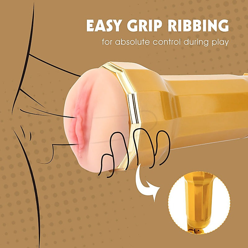 Holly Realistic Vagina Vibrating Cup by Chisa - Masturbators and Strokers