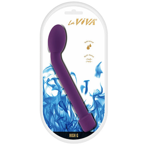 La Viva High G Multi Speed G Spot Vibrator Curved Head Design - G-Spot Vibrators