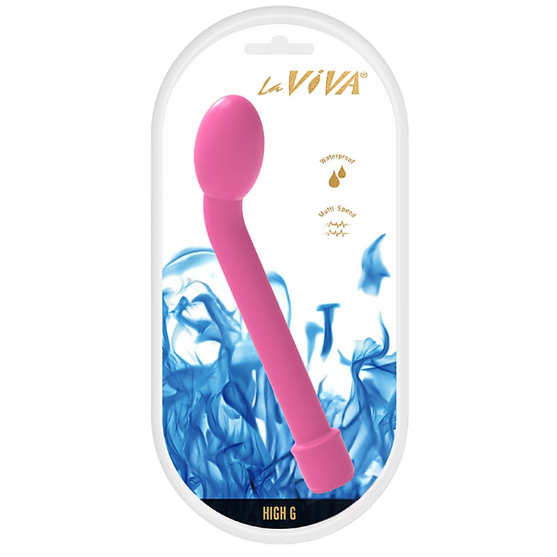 La Viva High G Multi Speed G Spot Vibrator Curved Head Design - G-Spot Vibrators