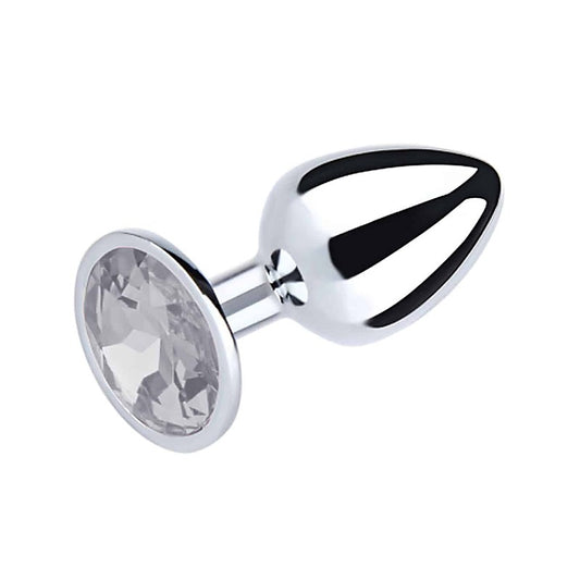 Round Gem Butt Plug Large by Love In Leather - Butt Plugs
