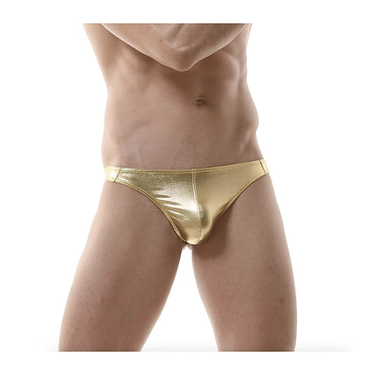 Mens Metallic G-string Underwear S/M by Love In Leather - Jocks and G-Strings