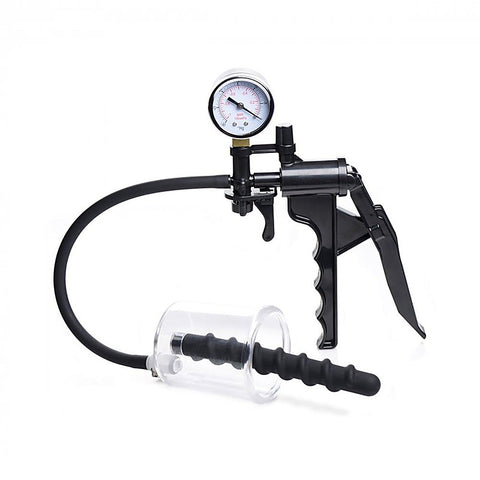 Rosebud Vacuum Anal Pump With Swirl Anal Bead by BDStyle - Anal Beads and Balls