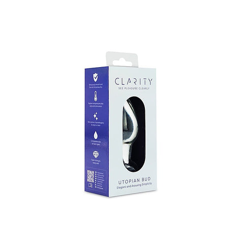 Glass Dildo Utopian Bud by Creative Conceptions - Glass Sex Toys