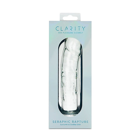 Creative Conceptions Clarity Seraphic Rapture Smooth Glass Dildo - Glass Sex Toys