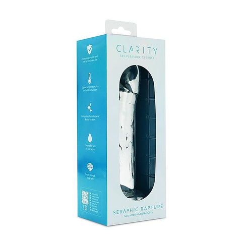 Creative Conceptions Clarity Seraphic Rapture Smooth Glass Dildo - Glass Sex Toys