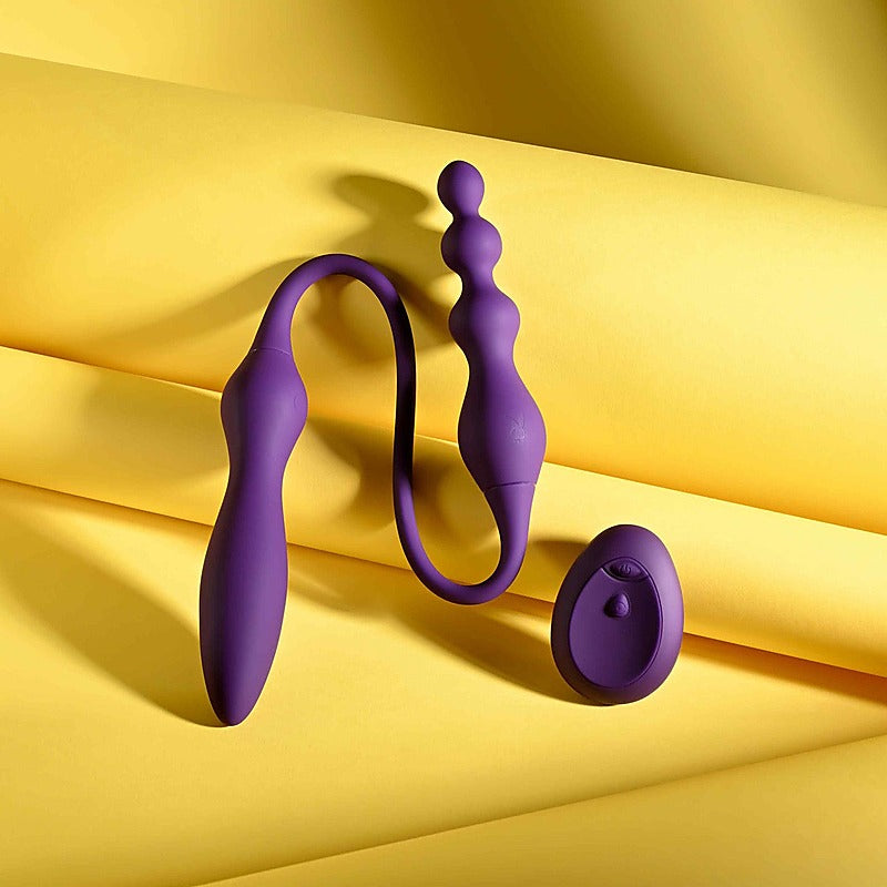 Playboy Pleasure This and That Flexible Double Ended Vibrator - Anal Vibrators