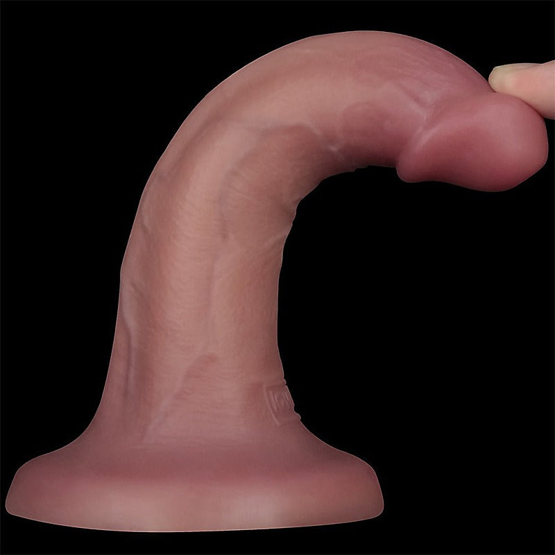 Dual Density Power Cock Vibrating Dong by Lovetoy - Vibrating Dildos