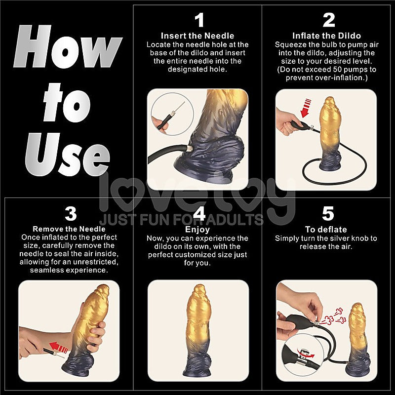 Aerosx Dual Density Fantasy Dildo by Lovetoy - Realistic Dildos