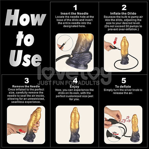 Aerosx Dual Density Fantasy Dildo by Lovetoy - Realistic Dildos