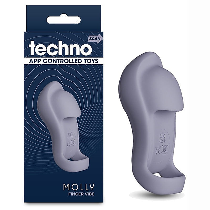 Techno Molly USB Rechargeable Finger Stimulator - Finger and Tongue Vibrators