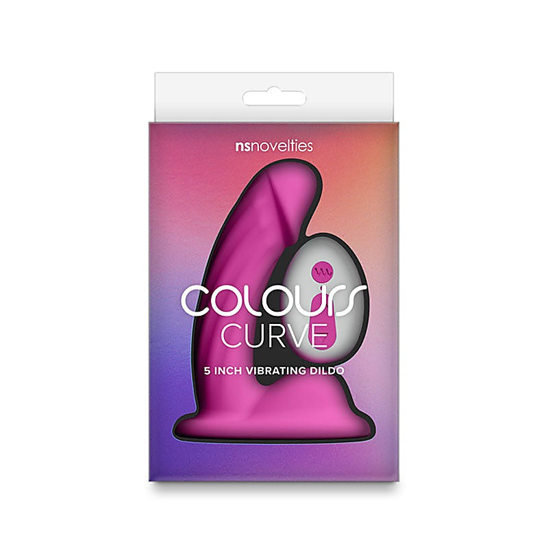 Colours Curve 5 Inch Vibrating Dildo by NS Novelties - Vibrating Dildos