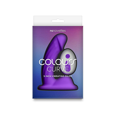 Colours Curve 5 Inch Vibrating Dildo by NS Novelties - Vibrating Dildos