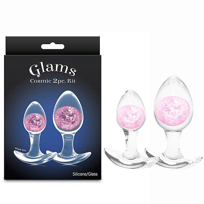 Glams Cosmic Butt Plugs Set of 2 Sizes by NS Novelties - Butt Plugs